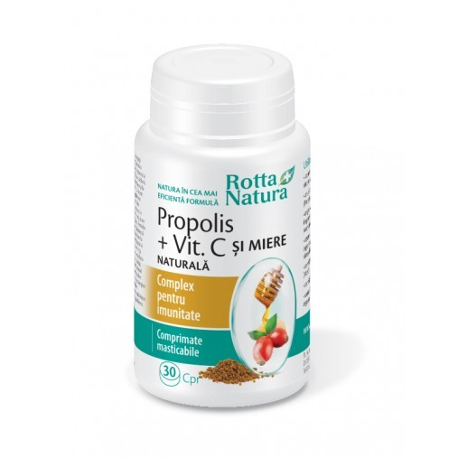 RN PROPOLIS +VIT C +MIERE 30CP MASTICABIL [1]