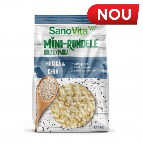 SANO MINI RONDELE HRISCA & CHIA 50 G [1]