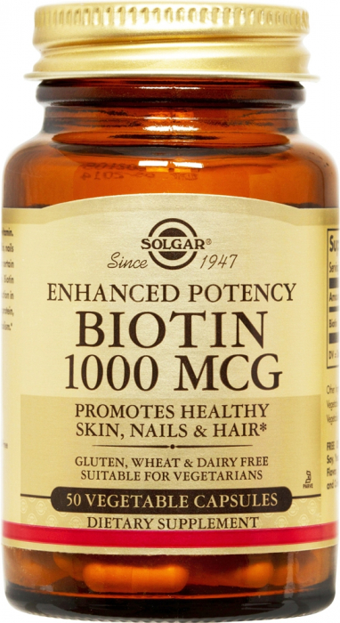SOLGAR BIOTIN 1000MG VEG 50CP [1]