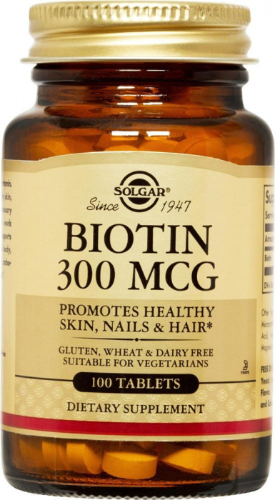 SOLGAR BIOTIN 300MG 100TBL [1]