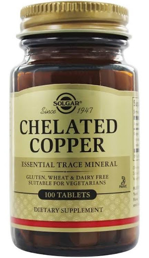 SOLGAR CUPRU (CHELATED COPPER) 100CPR [1]