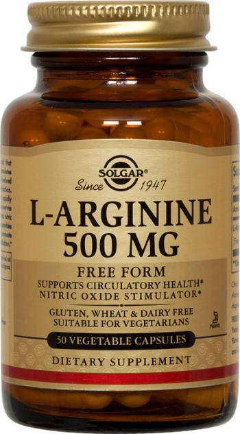 SOLGAR L ARGININE 500MG [1]