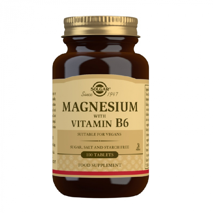 SOLGAR MAGNESIUM +B6 100CPR [1]