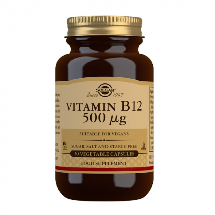 SOLGAR VIT B-12 500MG 50CP [1]