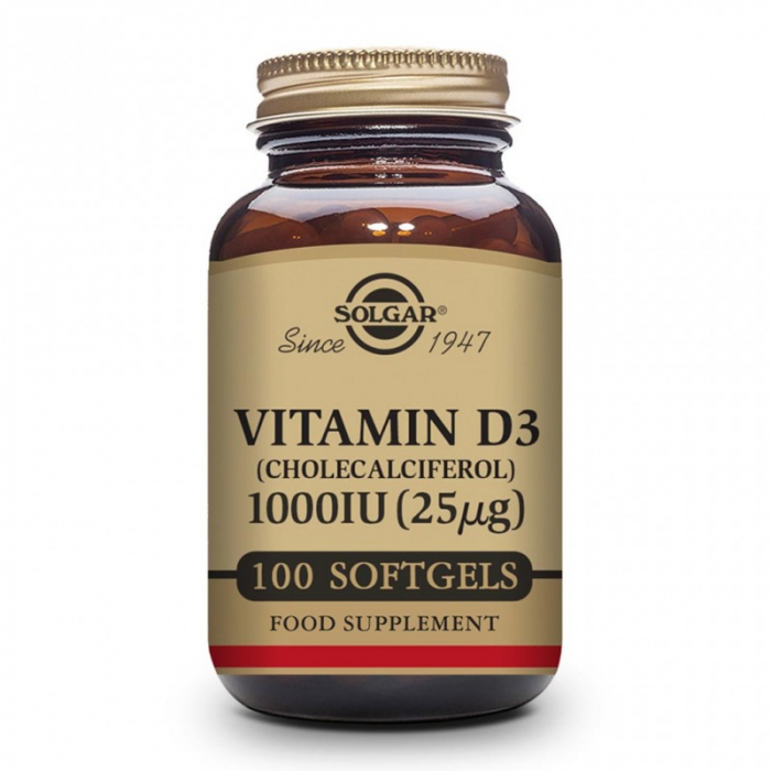 SOLGAR VIT D3 1000IU 100CP [1]