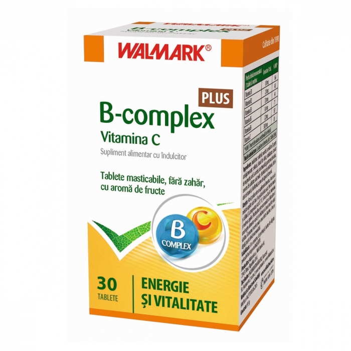 WALMARK B-COMPLEX+VITA C 30CP [1]