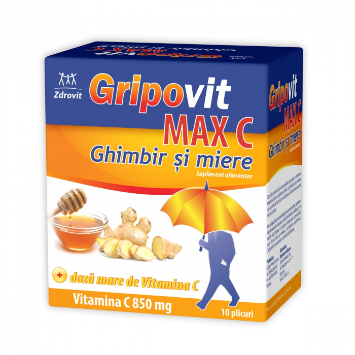 ZDR GRIPOVIT MAX C GHIMBIR +MIERE 10DZ [1]