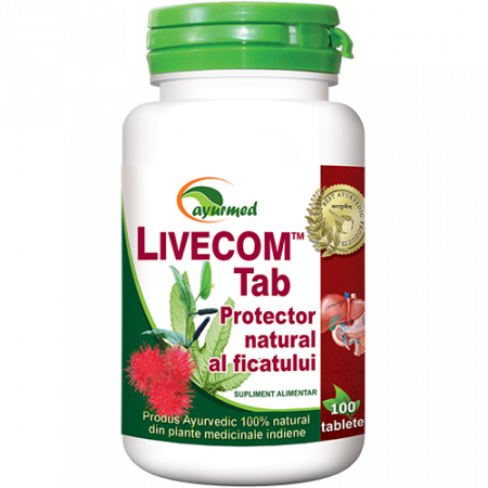 SUPLIMENTE HEPATOPROTECTOARE-BILA - AA LIVECOM 100CP