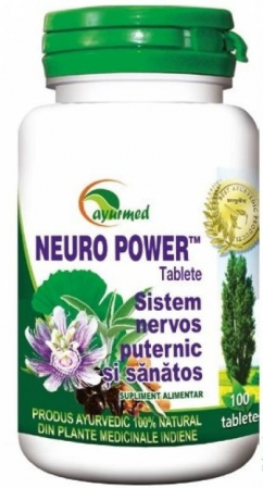 SUPLIMENTE SOMN DEPRESIE SISTEM NERVOS - AA NEURO POWER 100CP