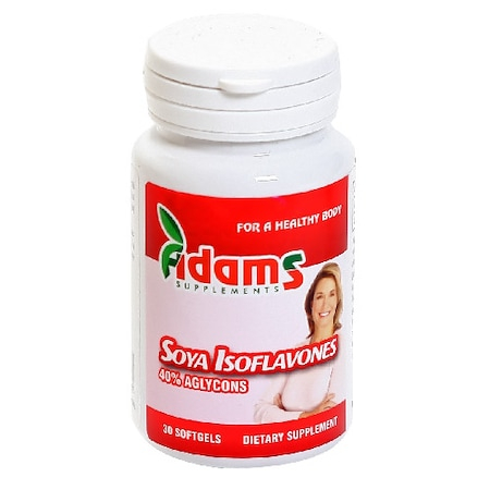 SUPLIMENTE  HORMONALE - ADAMS IZOFLAVONE SOIA 30CP