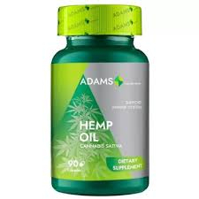 Fara Categorie - ADAMS ULEI CANEPA 1000 MG 90 CPS