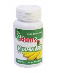 SUPLIMENTE VITAMINE ȘI MINERALE - ADAMS VIT B6 10MG 30CP