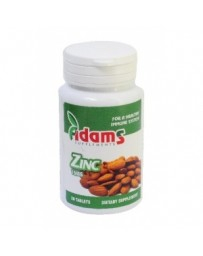 SUPLIMENTE VITAMINE ȘI MINERALE - ADAMS ZINC 50MG 60CP