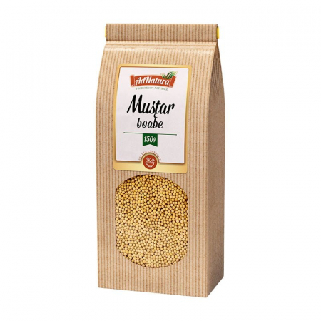 FOOD - ADN MUSTAR ALB BOABE 150G