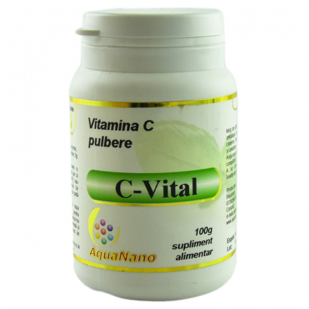 SUPLIMENTE VITAMINE ȘI MINERALE - AGHORAS VIT C PULBERE ALCALINA 100G
