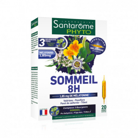SUPLIMENTE SOMN DEPRESIE SISTEM NERVOS - ALCHIDA SOMMEIL MELATONINA 8H 20 FIOLE