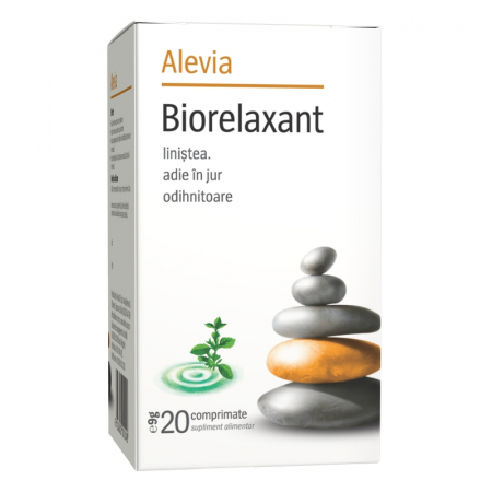 SUPLIMENTE SOMN DEPRESIE SISTEM NERVOS - ALEVIA BIORELAXANT 20CP