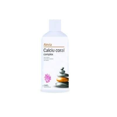 SUPLIMENTE VITAMINE ȘI MINERALE - ALEVIA CALCIU CORAL COMPLEX 946ML
