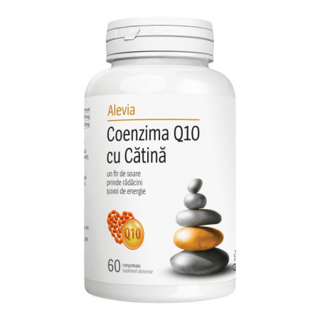 SUPLIMENTE CARDIO VASCULARE - ALEVIA COENZIMA Q10 120MG +CATINA 150MG 60CP
