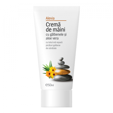 CREME CORP-MASAJ-MAINI -CALCAIE - ALEVIA CR MAINI GALBENELE +ALOE 50ML