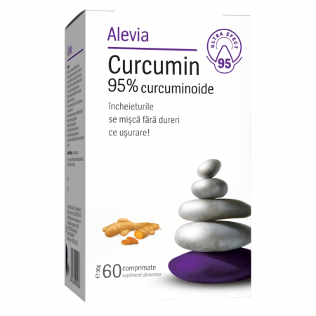 SUPLIMENTE ARTICULATII ANTIINFLAMATOARE - ALEVIA CURCUMIN 60CP