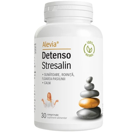 SUPLIMENTE SOMN DEPRESIE SISTEM NERVOS - ALEVIA DETENSO STRESALIN 30 CP