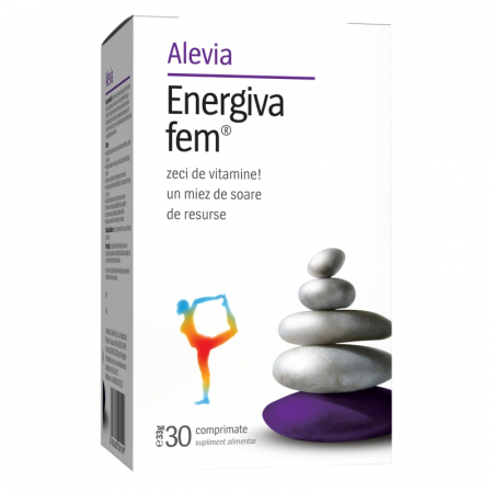 SUPLIMENTE TONICE - ALEVIA ENERGIVA FEM 30CP/1+1