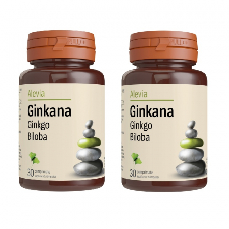 SUPLIMENTE MEMORIE SI CIRCULATIE - ALEVIA GINKANA 40MG CP/1+1