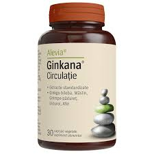 SUPLIMENTE CARDIO VASCULARE - ALEVIA GINKANA CIRCULATIE 30 CPS