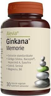 SUPLIMENTE MEMORIE SI CIRCULATIE - ALEVIA GINKANA MEMORIE 30 CPS