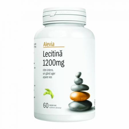 SUPLIMENTE MEMORIE SI CIRCULATIE - ALEVIA LECITINA 1200MG 60CP