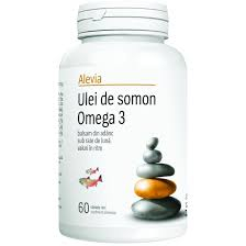 SUPLIMENTE CARDIO VASCULARE - ALEVIA OMEGA 3 ULEI SOMON 60 CPS