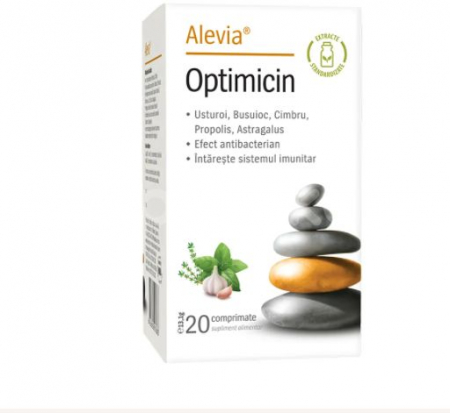 SUPLIMENTE RĂCEALĂ- APARAT RESPIRATOR ANTIVIRAL - ALEVIA OPTIMICIN 20 CP