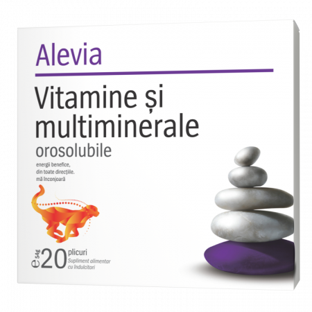 SUPLIMENTE VITAMINE ȘI MINERALE - ALEVIA OROSOLUBIL VITAMINE +MULTIMIN 1DZ
