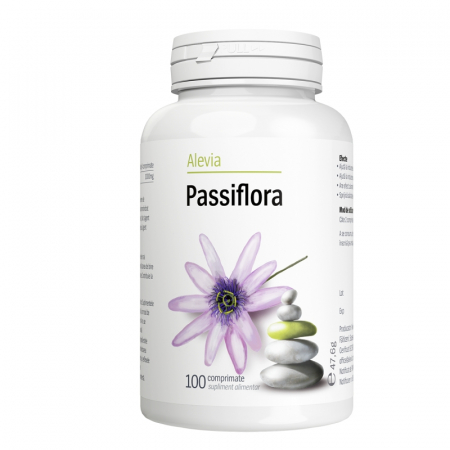 SUPLIMENTE SOMN DEPRESIE SISTEM NERVOS - ALEVIA PASSIFLORA 100CP