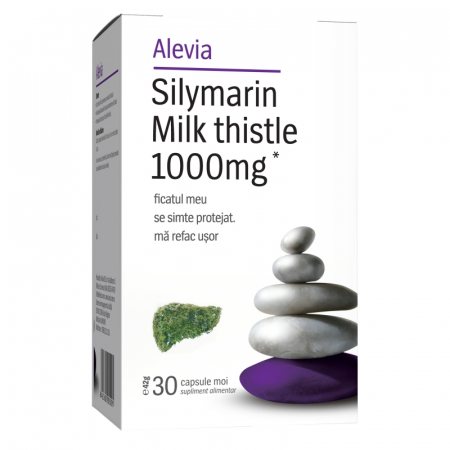 SUPLIMENTE HEPATOPROTECTOARE-BILA - ALEVIA SILIMARINA 1000MG 30CP