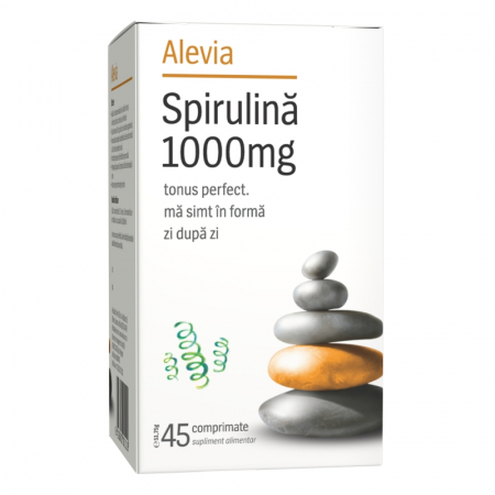 SUPLIMENTE TONICE - ALEVIA SPIRULINA 1000MG CP