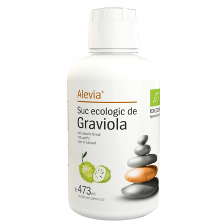 SUPLIMENTE ANTIOXIDANȚI-ANTITUMORAL - ALEVIA SUC ECO GRAVIOLA 473ML