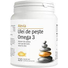 SUPLIMENTE CARDIO VASCULARE - ALEVIA ULEI DE PESTE OMEGA 3 120 CPS