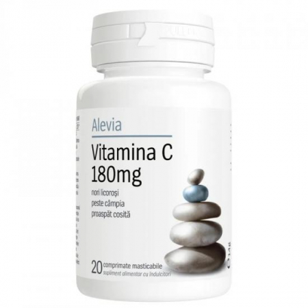 SUPLIMENTE VITAMINE ȘI MINERALE - ALEVIA VIT C 180 mg  20CP