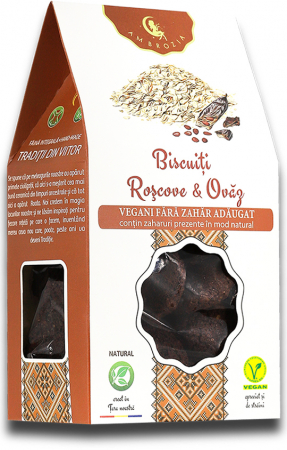 FOOD - AMBROZIA BISCUITI ROSCOVA & OVAZ 130 G