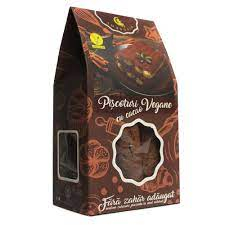 FOOD - AMBROZIA PISCOTURI VEGANE CU CACAO 130 G