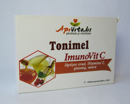 SUPLIMENTE IMUNITATE - API VITALIS TONIMEL IMUNO VIT C  20FIOLE