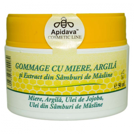 COSMETICE FAȚĂ - APIDAVA GOMMAGE MIERE, ARGILA 50ML