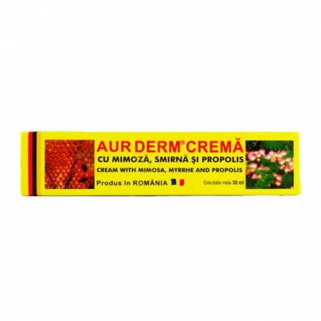 CREME AFECTIUNI PIELE - AURDERM CR MIMOZA +SMIRNA +PROP 30ML