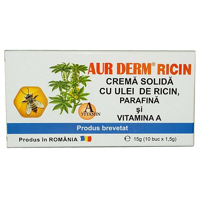 SUPOZITOARE - AURDERM RICIN 10SPZ