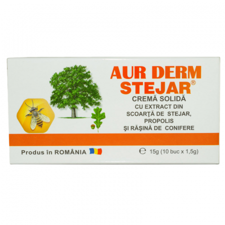 SUPOZITOARE - AURDERM SCOARTA STEJAR 10SPZ