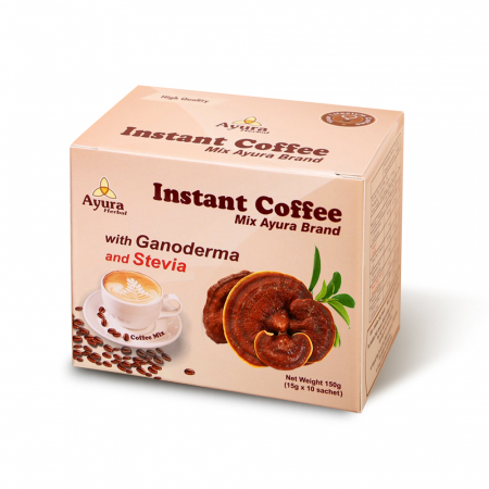 FOOD - AYURA HERBAL COFFEE MIX GANO STEVIE 1 PLIC