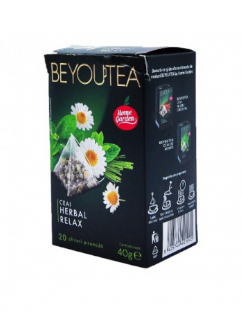 Produse - BEYOUTEA CEAI HERBAL RELAX 20 DZ PIRAMIDA