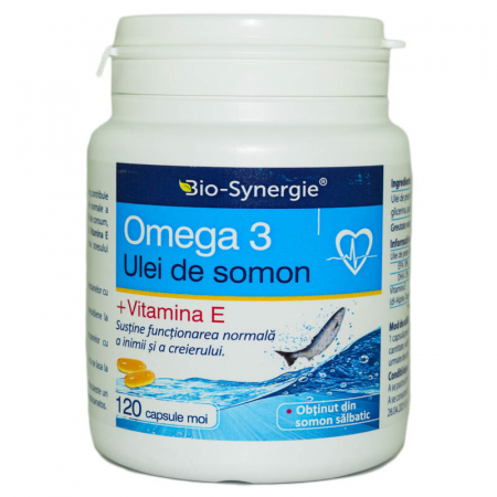 SUPLIMENTE COLESTEROL - BIOS OMEGA 3 UL SOMON 120CP